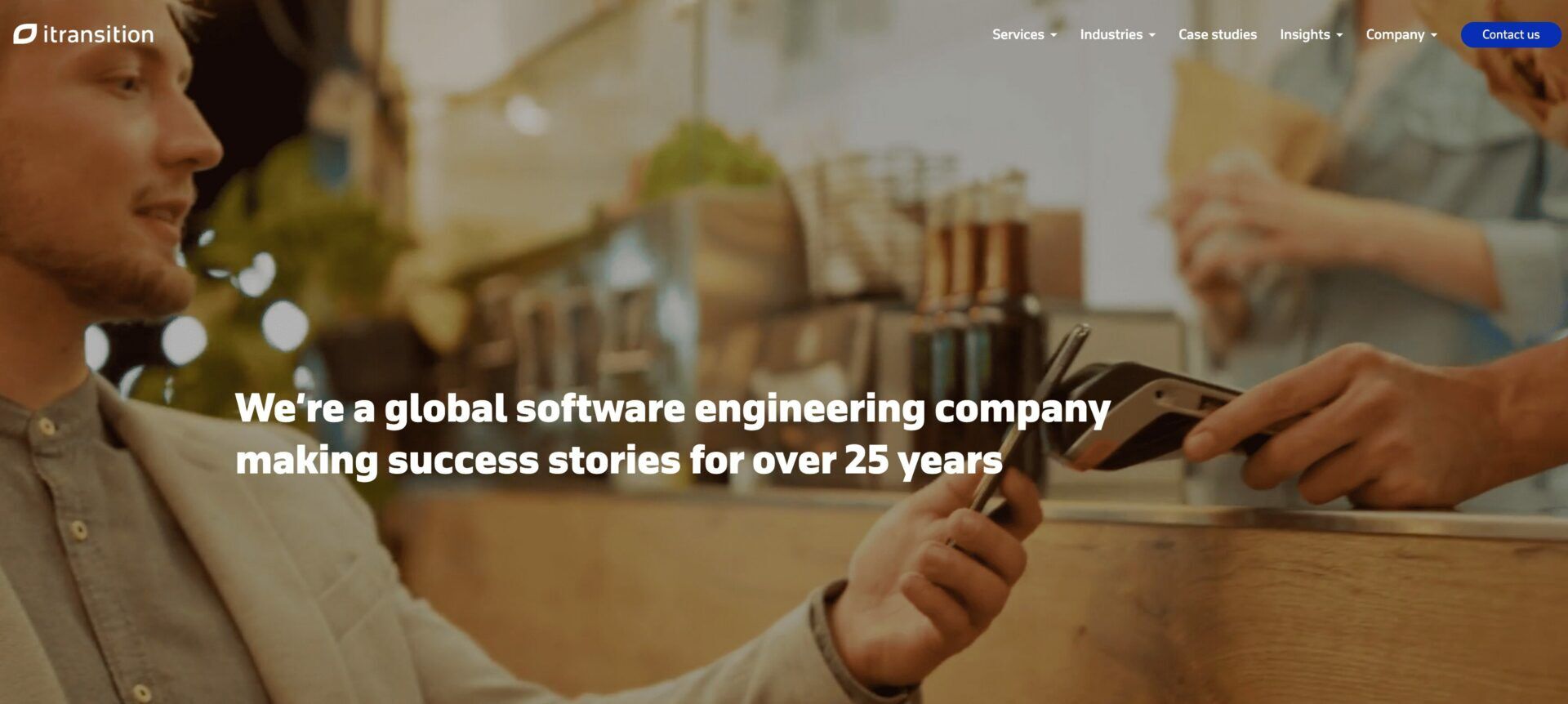 Itransition homepage screenshot